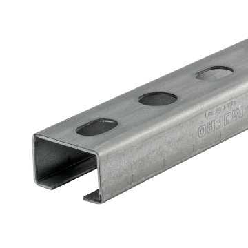 MPC-Systemschienen 38/24/1,75 | 6000 mm | verzinkt