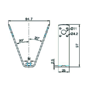  mit aufgeschweißter Mutter | M8
